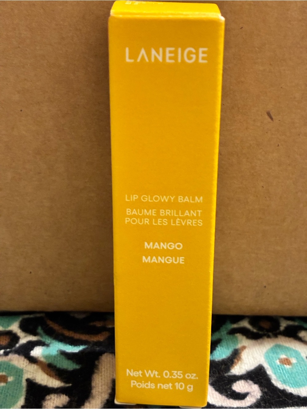 LANEIGE Lip Glowy Balm in the Mango scent